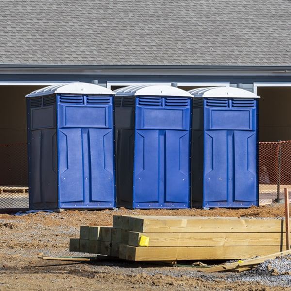 do you offer hand sanitizer dispensers inside the porta potties in Folsom CA